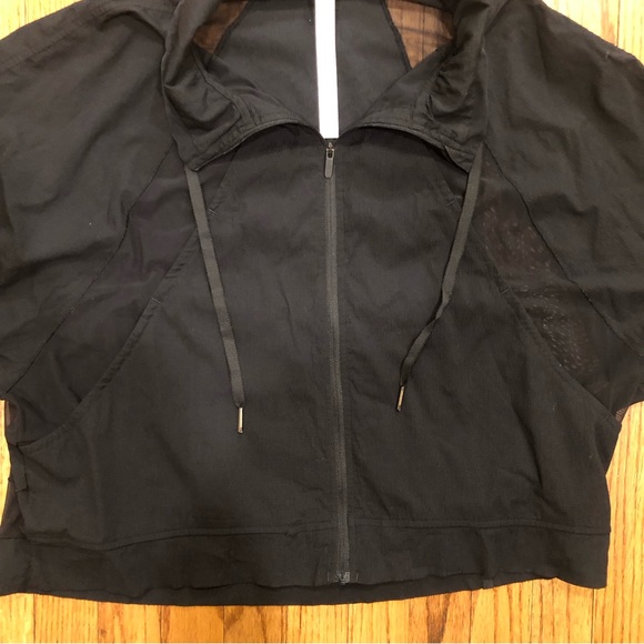 Lululemmon Athletica Black Windbreaker Lightweight Jacket - Picture 2 of 7